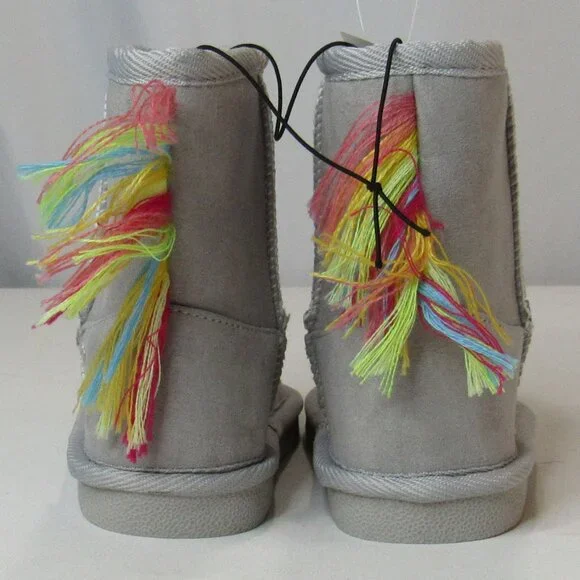 Thereabouts Little Girls Unicorn Quinn Flat Heel Winter Boots Toddler Size 9 - Picture 4 of 10